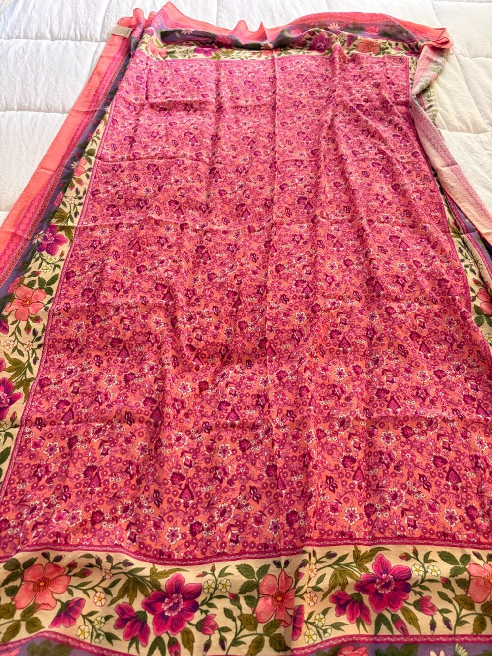 Spell Scarf Floral Pink/Peach EC